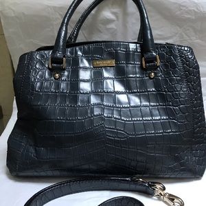 Kate Spade Grey Leather Bag